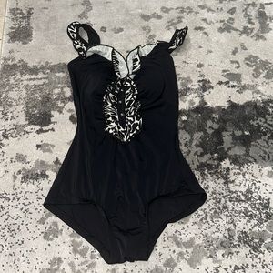 Rose Marie Reid one piece black swimsuit